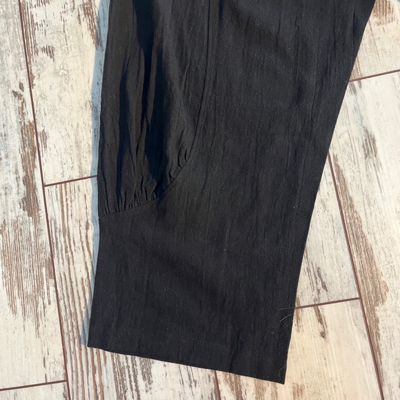 High Waisted Balloon Pants Linen Blend Parachute Harem Silhouette Small NWOT - Picture 5 of 12